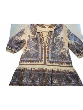 House of Harlow 1960 Bohemian Lace-Up Dress Size L